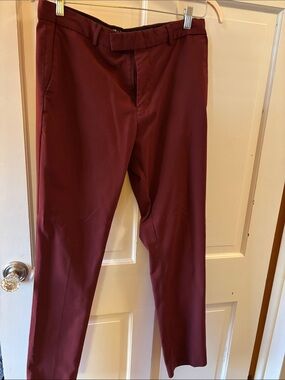 ASOS Men's Slim Dress Pants in Wine Red